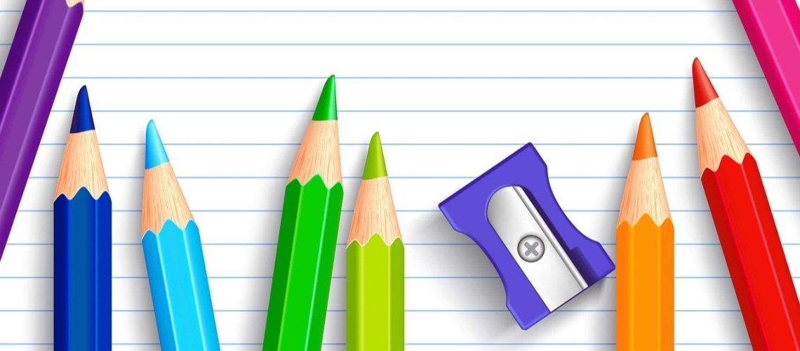 Fargeblyaner på et ark