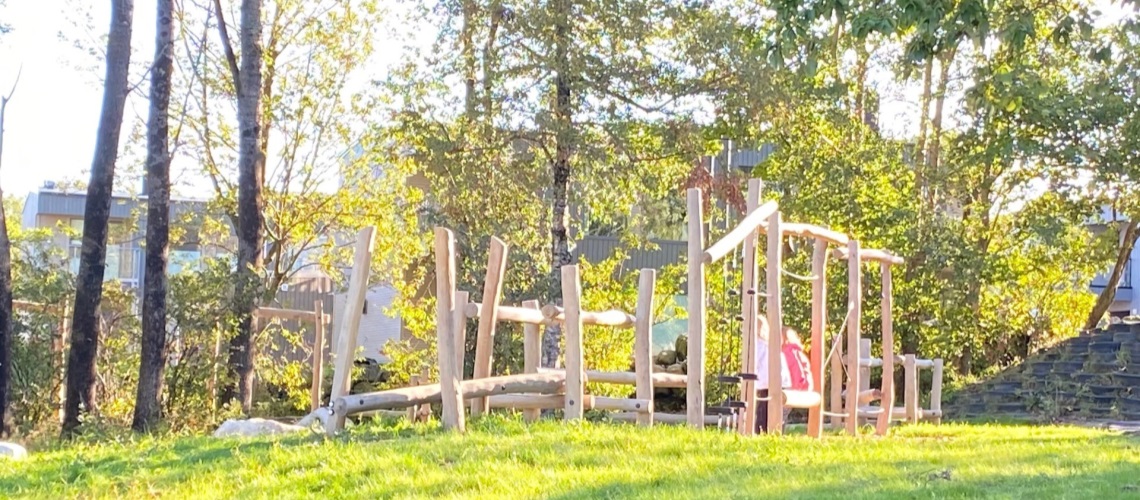 Klatrestativ i Tarzanløypa