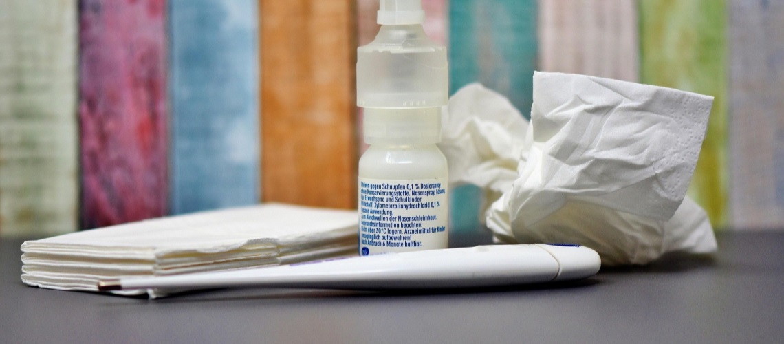 Tørkepapir og nesespray