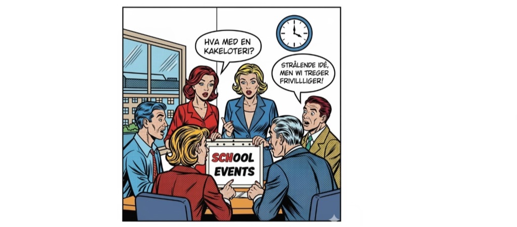 KI-generert bilde av foreldre som diskuterer avslutninger