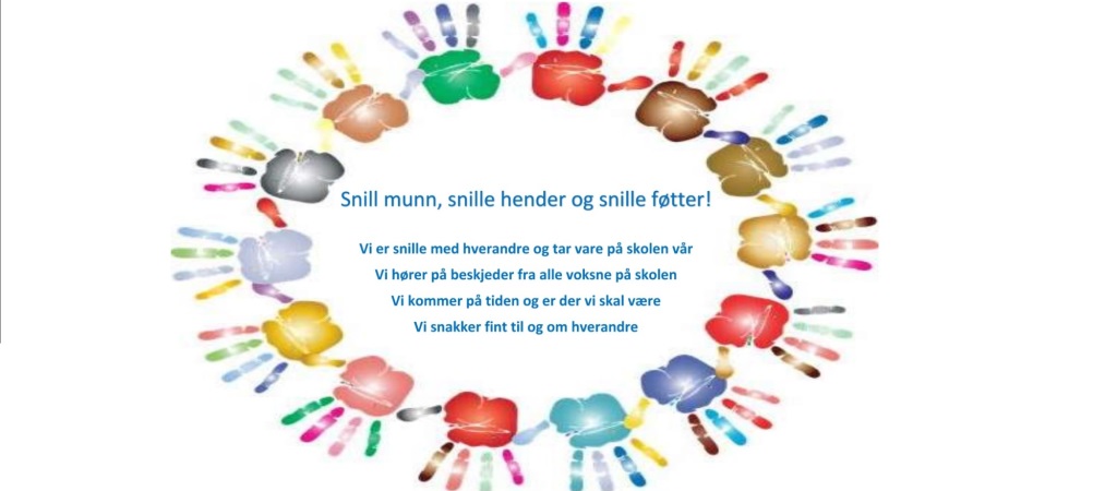 Snill munn, snille hender, snille føtter er overskriften i skolereglene