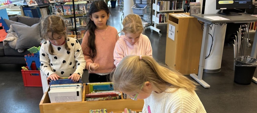 Besøk på Nodeland bibliotek