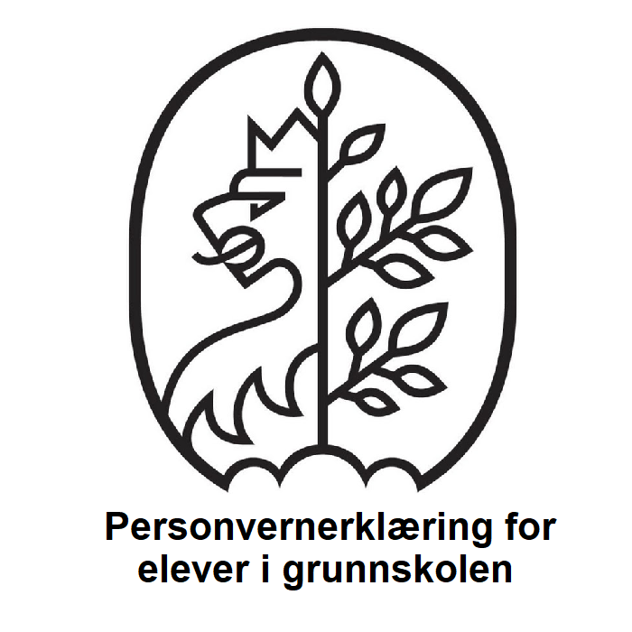 Personvernerklæring for elever i grunnskolen